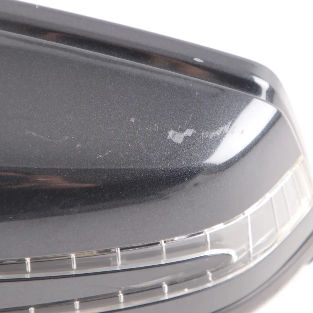Mercedes W204 Wing Mirror Outside Power Fold Door Left N/S Magnetite Black - 183 - SKU rhd-A2048101976-MTS - Part number A2048101976