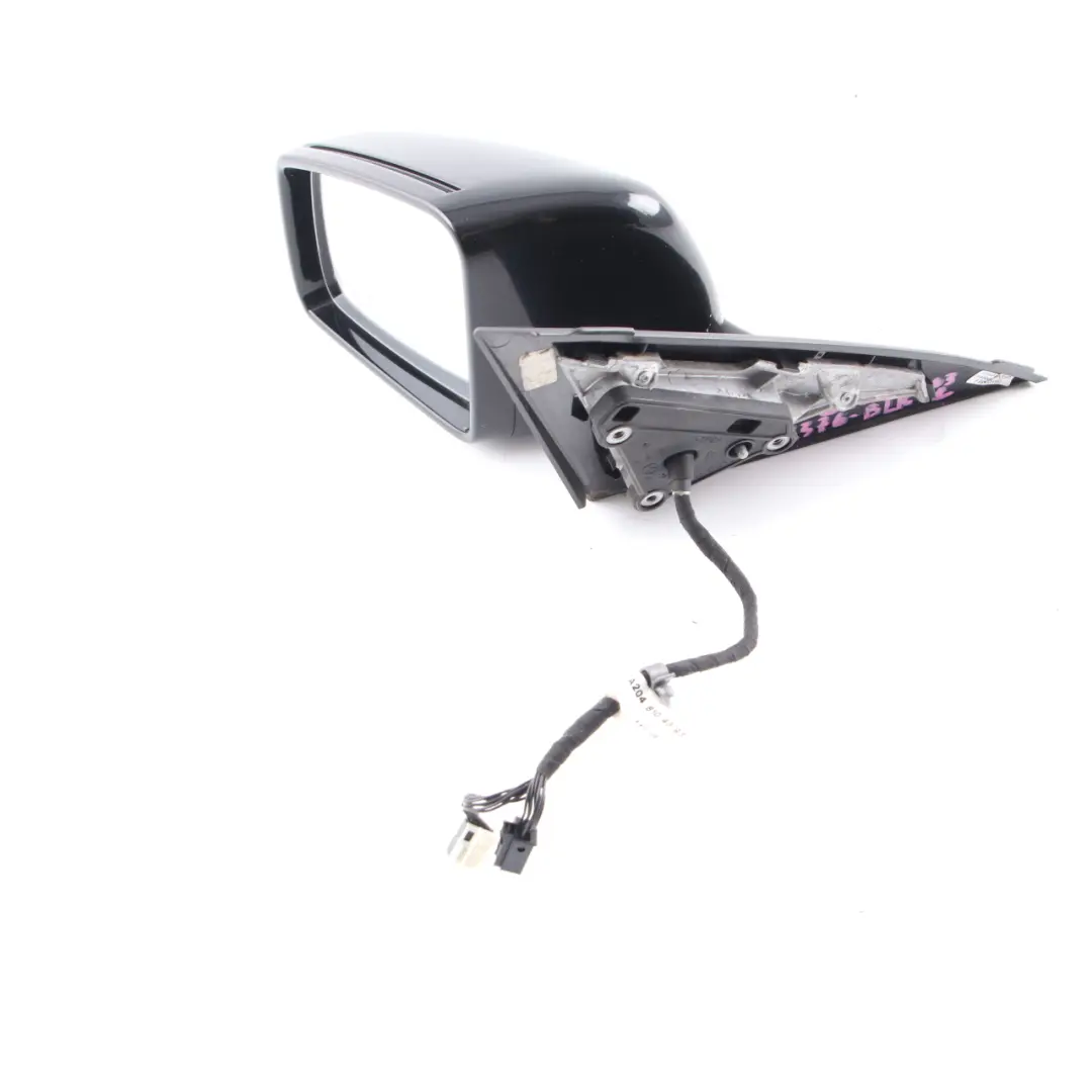 Mercedes W204 Coupe Wing Mirror Door Left N/S Outside Power Fold Auto Dip Black - SKU rhd-A2048102376-BLK - Part number A2048102376