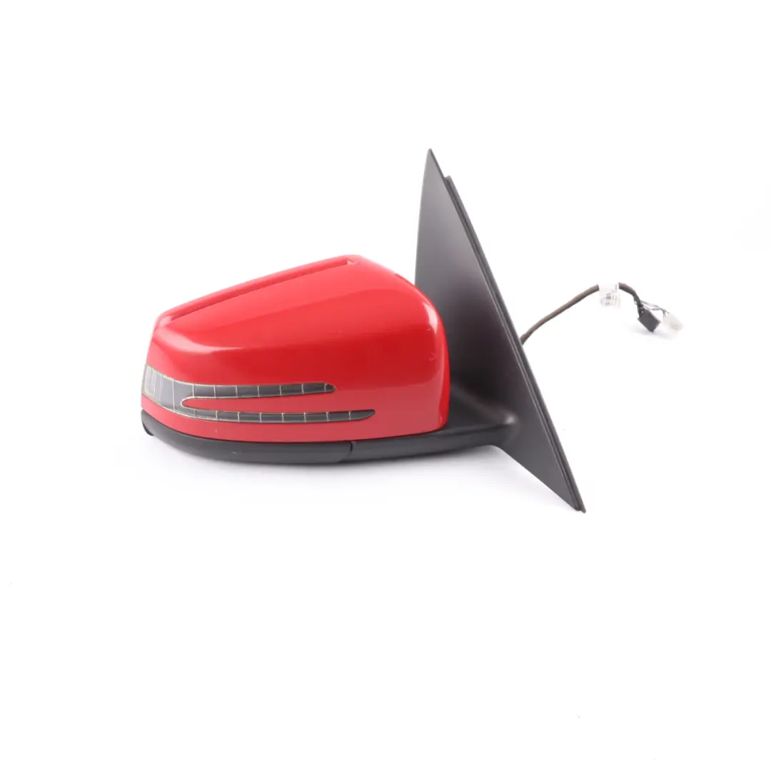Wing Mirror Power Fold Door Right O/S Outside Fire Opal Red - 590 to Mercedes W204 with Part number A2048103076 Mercedes W204 Wing Mirror Power Fold Door Right O/S Outside Fire Opal Red - 590 - SKU rhd-A2048103076-FUP - Part number A2048103076