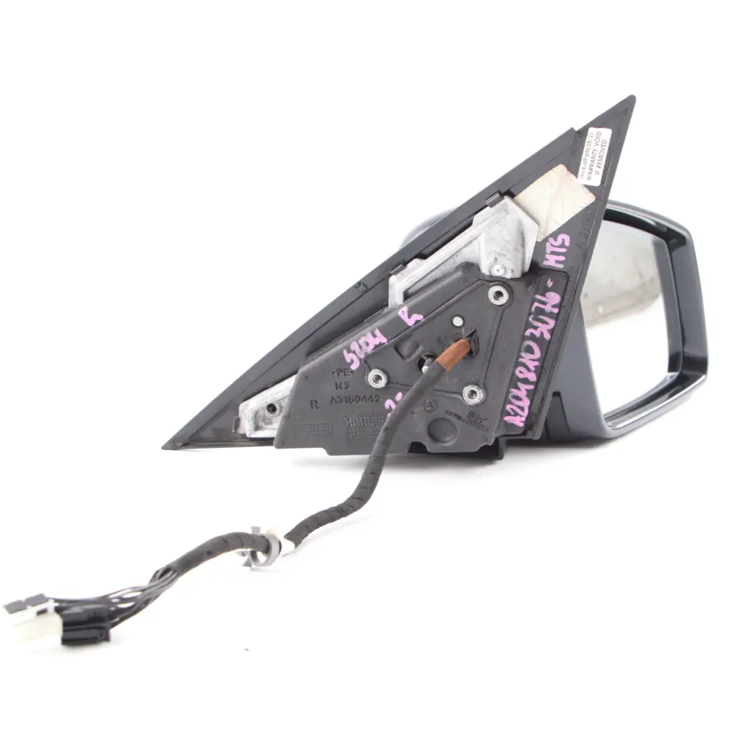 Wing Mirror Power Fold Door Right O/S Magnetite Black Metallic 183 to Mercedes W204 with Part number A2048103076 Mercedes W204 Wing Mirror Power Fold Door Right O/S Magnetite Black Metallic 183 - SKU rhd-A2048103076-MTS - Part number A2048103076