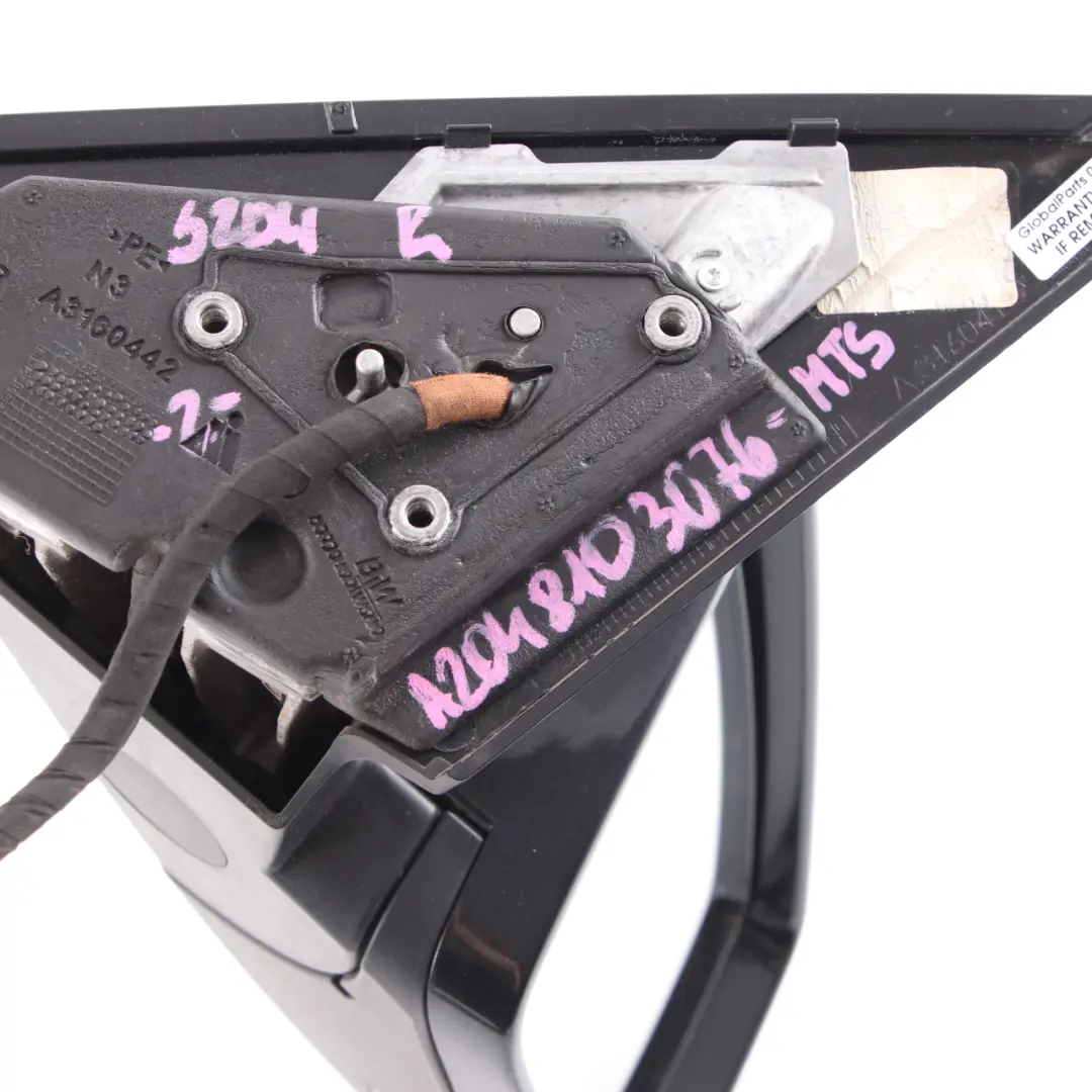 Wing Mirror Power Fold Door Right O/S Magnetite Black Metallic 183 to Mercedes W204 with Part number A2048103076 Mercedes W204 Wing Mirror Power Fold Door Right O/S Magnetite Black Metallic 183 - SKU rhd-A2048103076-MTS - Part number A2048103076