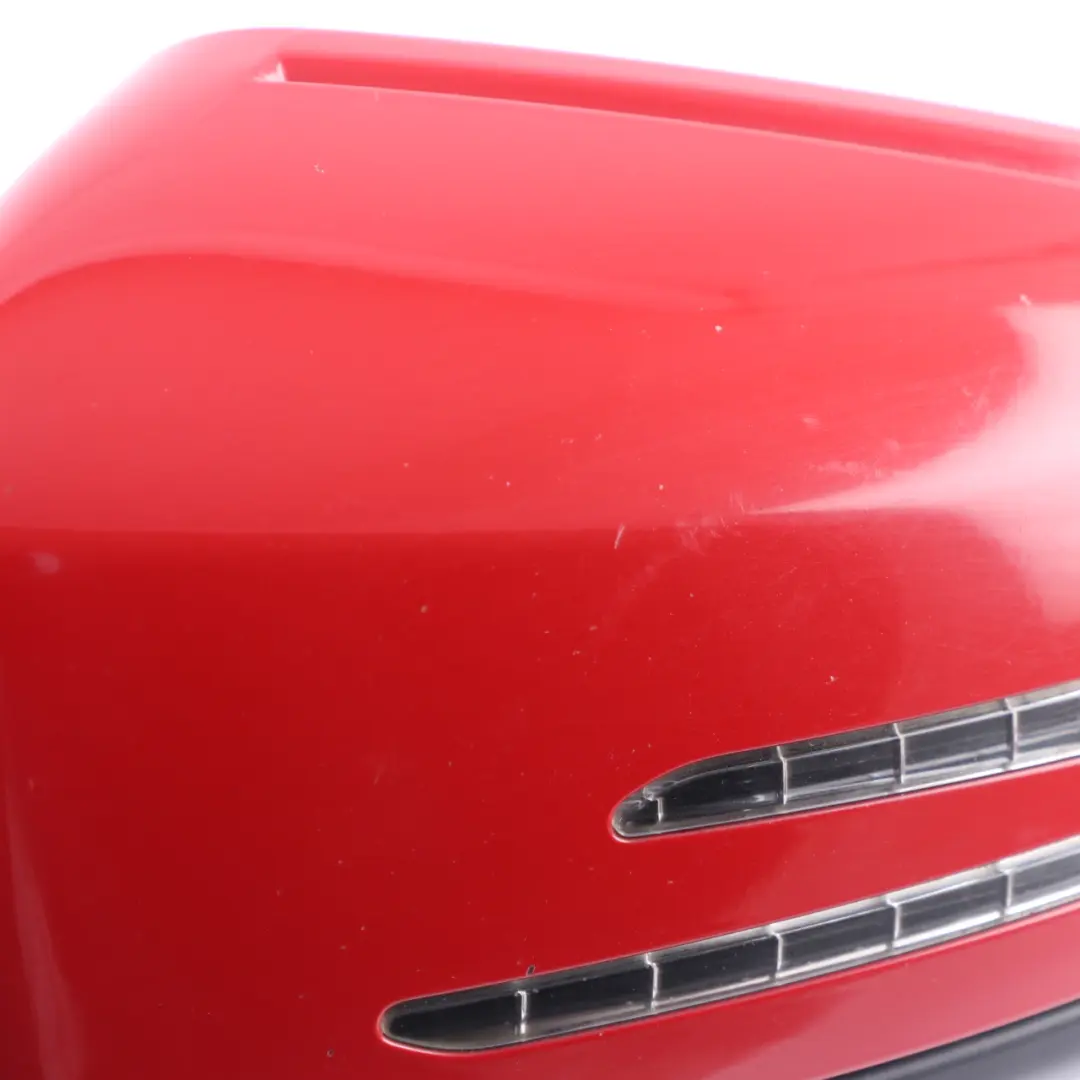 Mercedes W204 Wing Mirror Power Fold Door Left N/S Outside Fire Opal Red - 590 - SKU rhd-A2048103176-FUP - Part number A2048103176