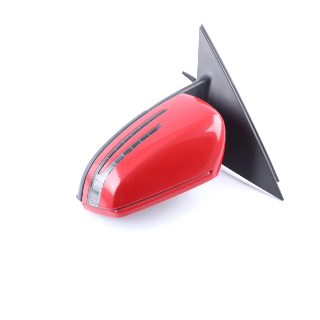 Mercedes W204 Wing Mirror Power Fold Door Left N/S Outside Fire Opal Red - 590 - SKU rhd-A2048103176-FUP - Part number A2048103176