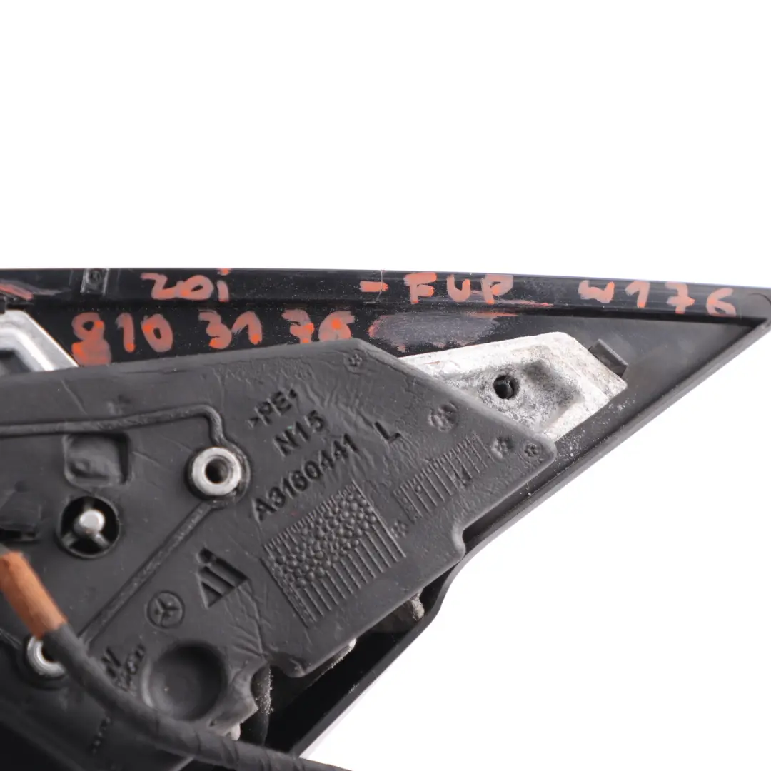 Wing Mirror Power Fold Door Left N/S Outside Fire Opal Red - 590 to Mercedes W204 with Part number A2048103176 Mercedes W204 Wing Mirror Power Fold Door Left N/S Outside Fire Opal Red - 590 - SKU rhd-A2048103176-FUP - Part number A2048103176