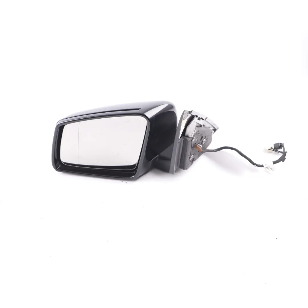 Mercedes W204 Wing Mirror Power Fold Door Left N/S Obsidian Black Metallic 197 - SKU rhd-A2048103176-OB - Part number A2048103176