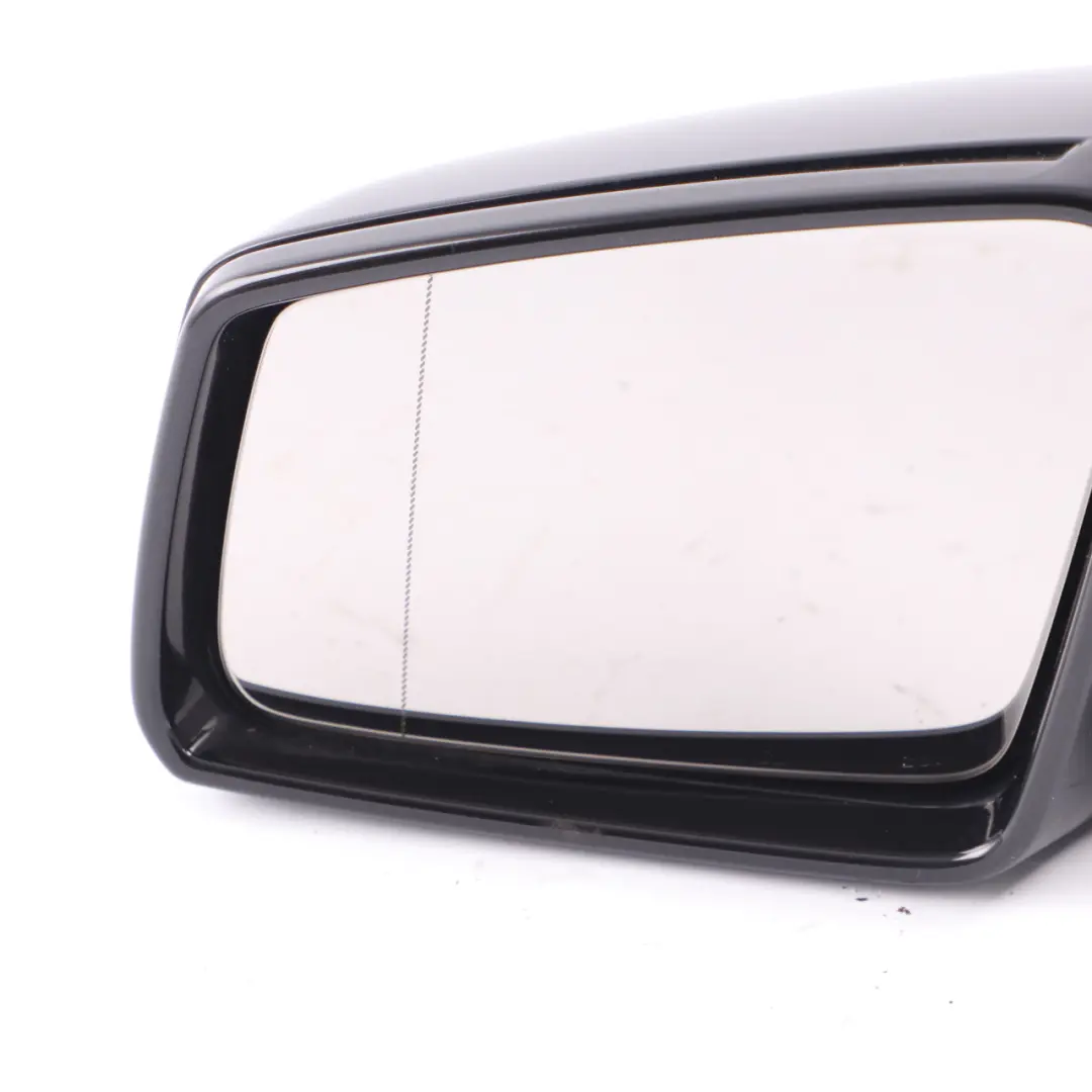 Mercedes W204 Wing Mirror Power Fold Door Left N/S Obsidian Black Metallic 197 - SKU rhd-A2048103176-OB - Part number A2048103176
