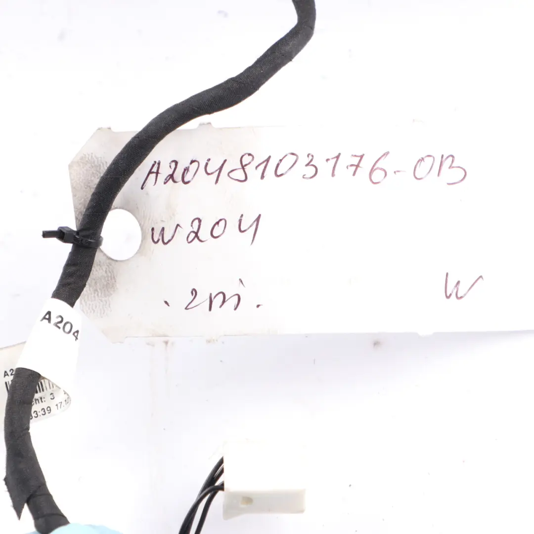 Mercedes W204 Wing Mirror Power Fold Door Left N/S Obsidian Black Metallic 197 - SKU rhd-A2048103176-OB - Part number A2048103176