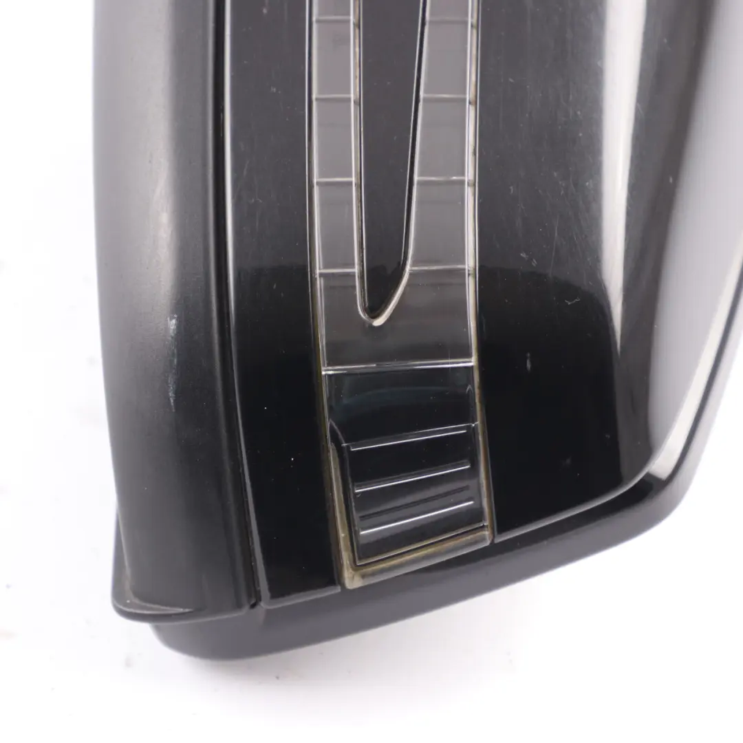 Mercedes W204 Wing Mirror Power Fold Door Left N/S Obsidian Black Metallic 197 - SKU rhd-A2048103176-OB - Part number A2048103176
