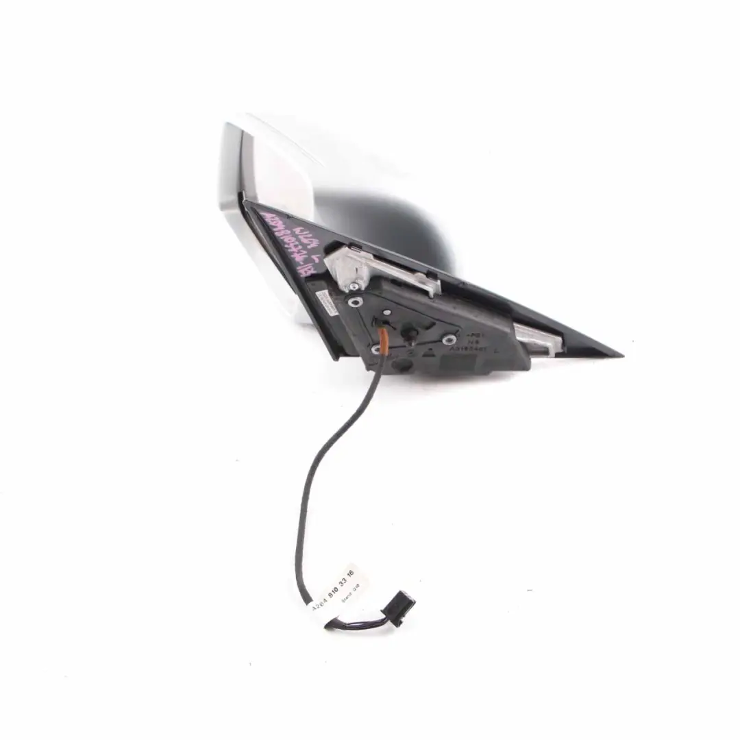 Mercedes W204 Wing Mirror Outside Door Left N/S Iridium Silver Metallic - 775 - SKU rhd-A2048103776-IRS - Part number A2048103776