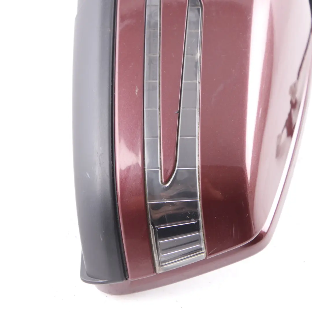 Mercedes W204 Wing Mirror Door Left N/S Power Fold Auto Dip Carneol Red - 544 - SKU rhd-A2048103976-CR - Part number A2048103976