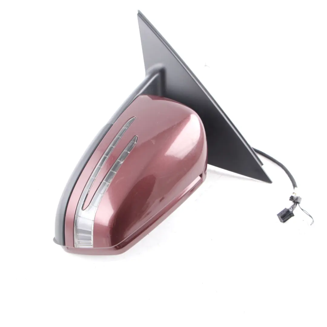 Mercedes W204 Wing Mirror Door Left N/S Power Fold Auto Dip Carneol Red - 544 - SKU rhd-A2048103976-CR - Part number A2048103976