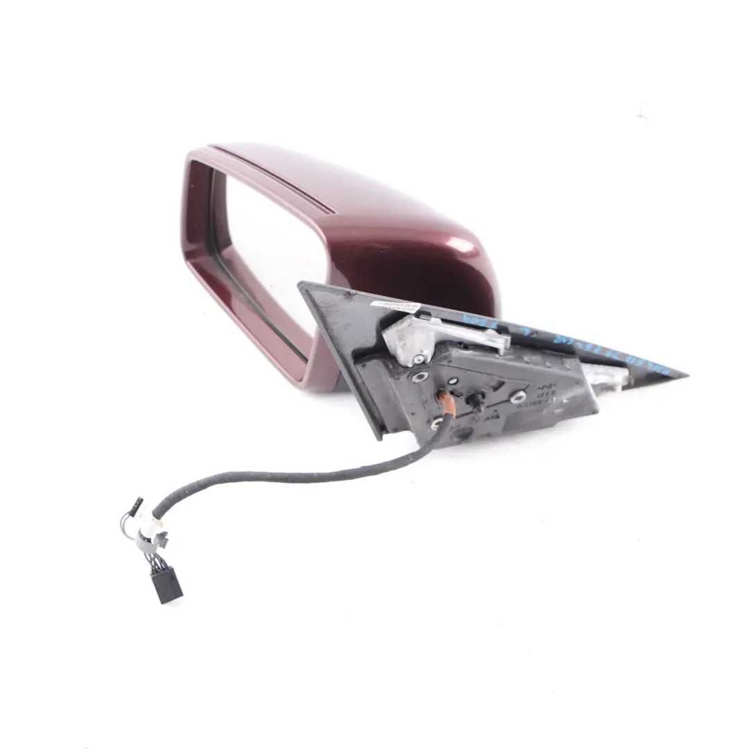 Mercedes W204 Wing Mirror Door Left N/S Power Fold Auto Dip Carneol Red - 544 - SKU rhd-A2048103976-CR - Part number A2048103976