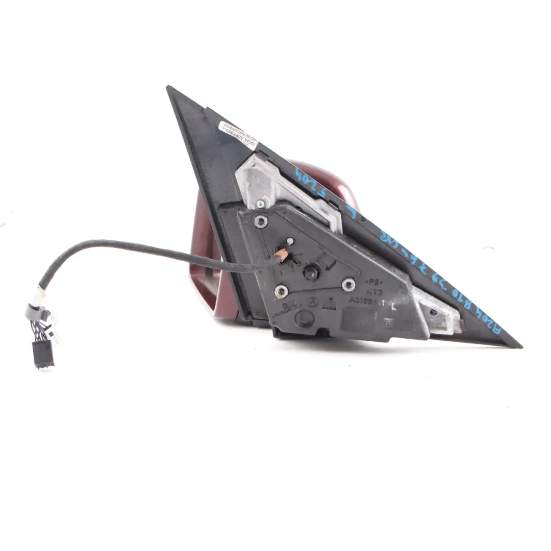 Wing Mirror Door Left N/S Power Fold Auto Dip Carneol Red - 544 to Mercedes W204 with Part number A2048103976 Mercedes W204 Wing Mirror Door Left N/S Power Fold Auto Dip Carneol Red - 544 - SKU rhd-A2048103976-CR - Part number A2048103976