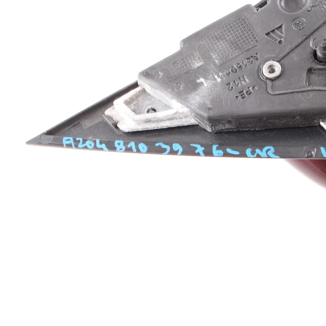 Wing Mirror Door Left N/S Power Fold Auto Dip Carneol Red - 544 to Mercedes W204 with Part number A2048103976 Mercedes W204 Wing Mirror Door Left N/S Power Fold Auto Dip Carneol Red - 544 - SKU rhd-A2048103976-CR - Part number A2048103976