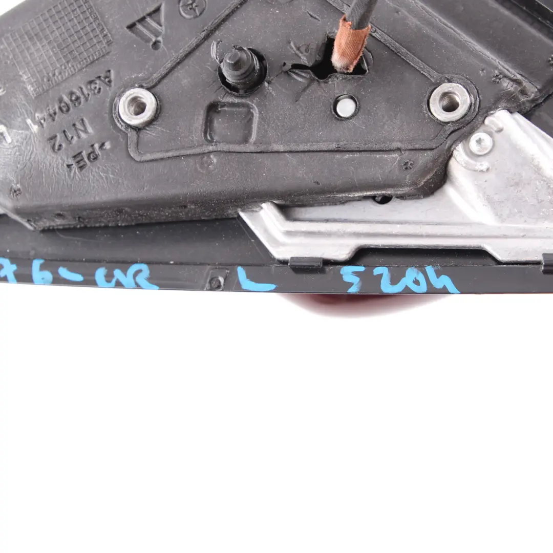 Wing Mirror Door Left N/S Power Fold Auto Dip Carneol Red - 544 to Mercedes W204 with Part number A2048103976 Mercedes W204 Wing Mirror Door Left N/S Power Fold Auto Dip Carneol Red - 544 - SKU rhd-A2048103976-CR - Part number A2048103976