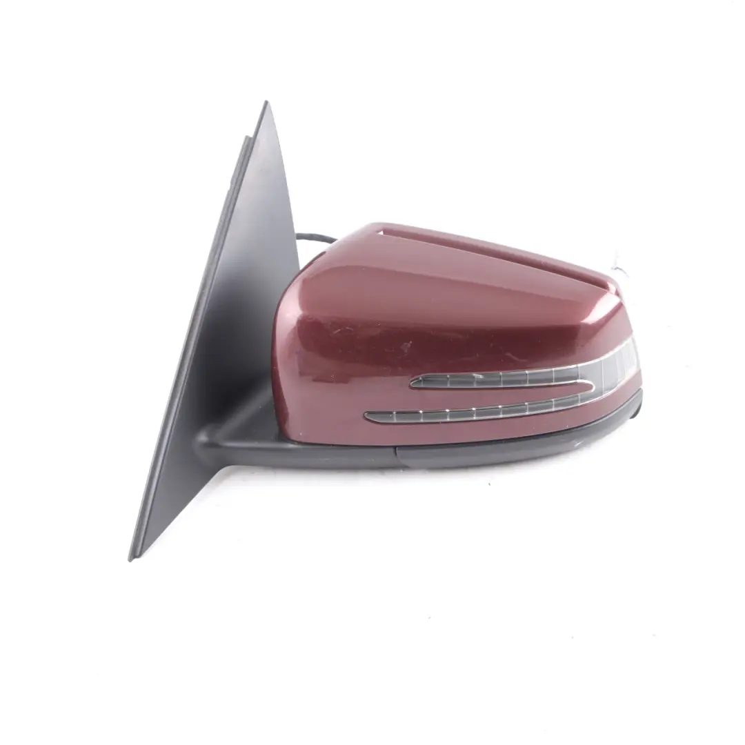 Mercedes W204 Wing Mirror Door Left N/S Power Fold Auto Dip Carneol Red - 544 - SKU rhd-A2048103976-CR - Part number A2048103976