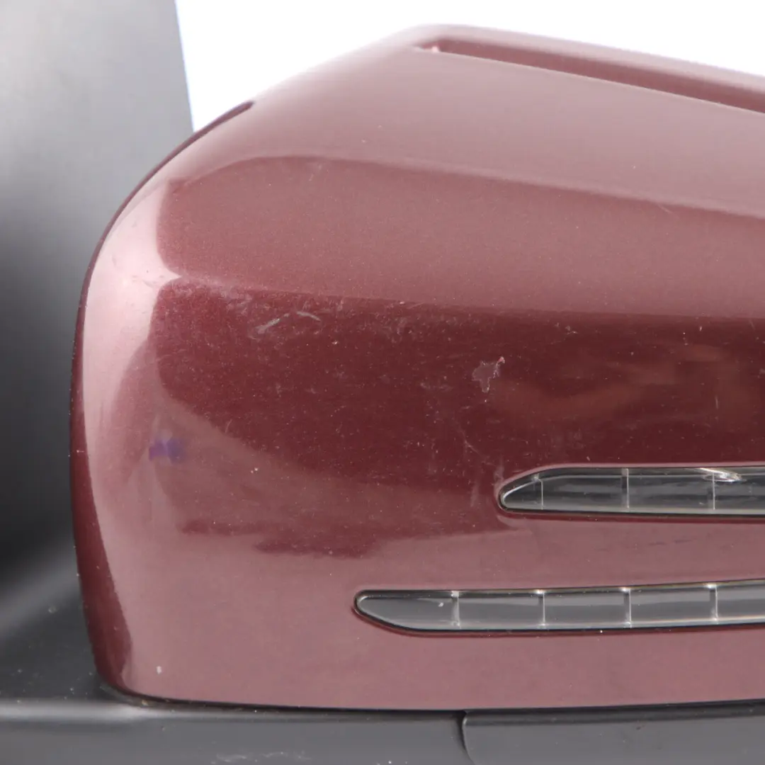 Mercedes W204 Wing Mirror Door Left N/S Power Fold Auto Dip Carneol Red - 544 - SKU rhd-A2048103976-CR - Part number A2048103976