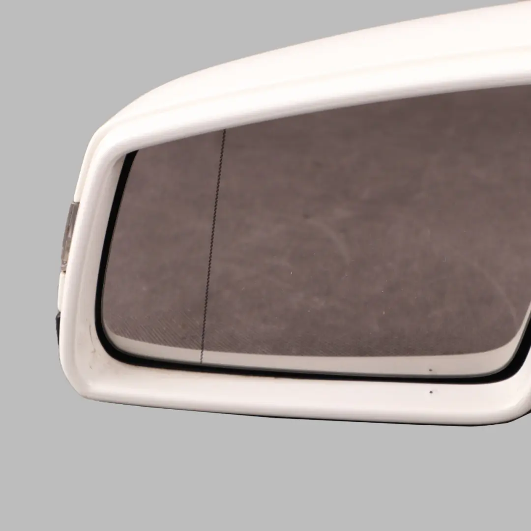 Mercedes W204 Wing Mirror Door Left N/S Power Fold Auto Dip Calcite White - 650 - SKU rhd-A2048103976-CW - Part number A2048103976