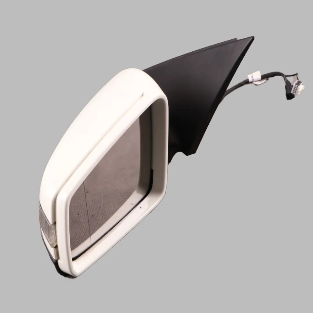Mercedes W204 Wing Mirror Door Left N/S Power Fold Auto Dip Calcite White - 650 - SKU rhd-A2048103976-CW - Part number A2048103976