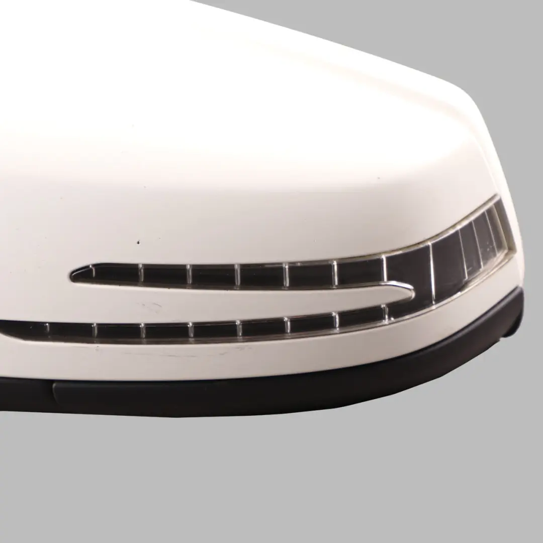 Mercedes W204 Wing Mirror Door Left N/S Power Fold Auto Dip Calcite White - 650 - SKU rhd-A2048103976-CW - Part number A2048103976