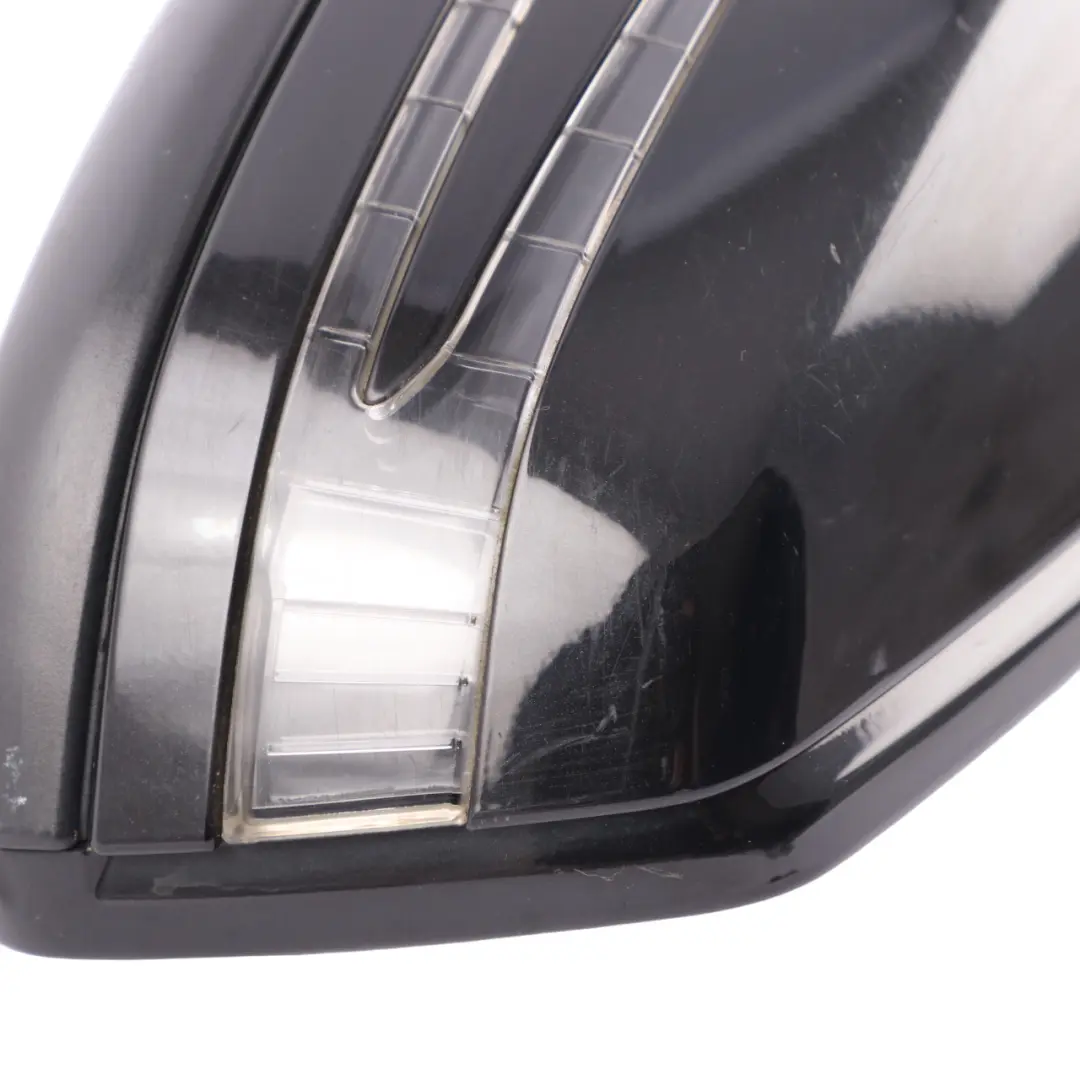 Mercedes W204 Wing Mirror Power Fold Auto Dip Door Left N/S Obsidian Black - 197 - SKU rhd-A2048103976-OB2 - Part number A2048103976