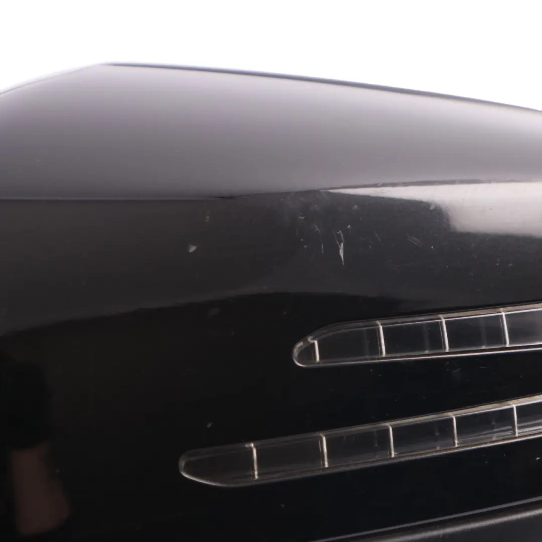Mercedes W204 Wing Mirror Power Fold Auto Dip Door Left N/S Obsidian Black - 197 - SKU rhd-A2048103976-OB2 - Part number A2048103976
