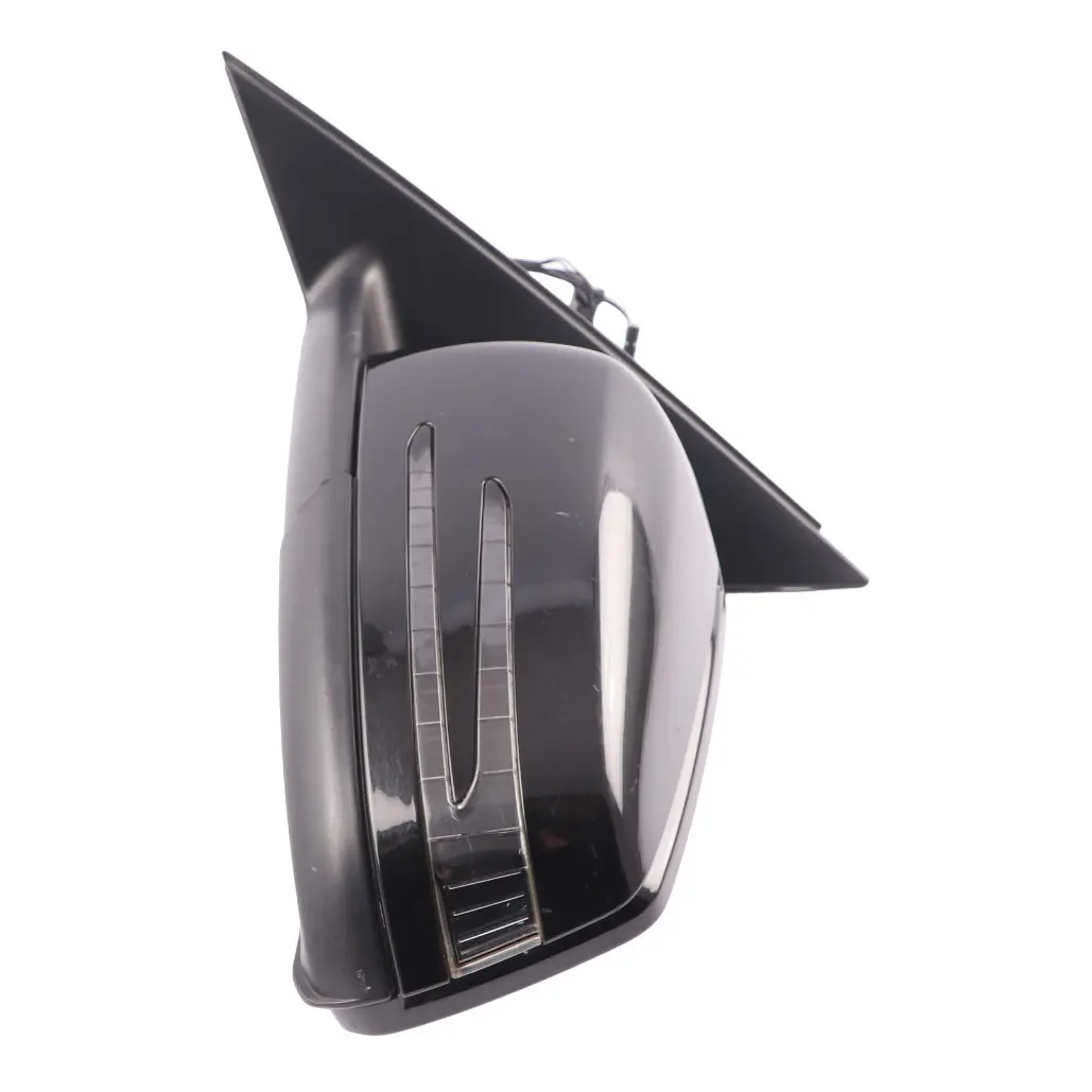 Mercedes W204 Wing Mirror Power Fold Auto Dip Door Left N/S Obsidian Black - 197 - SKU rhd-A2048103976-OB2 - Part number A2048103976
