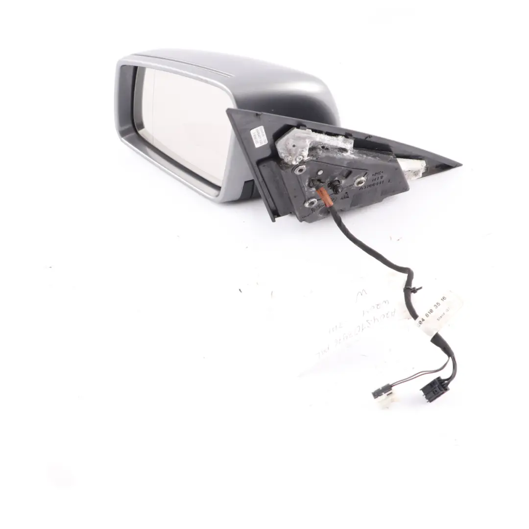 Mercedes W204 Wing Mirror Power Fold Door Left N/S Palladium Silver - SKU rhd-A2048103976-PAL - Part number A2048103976