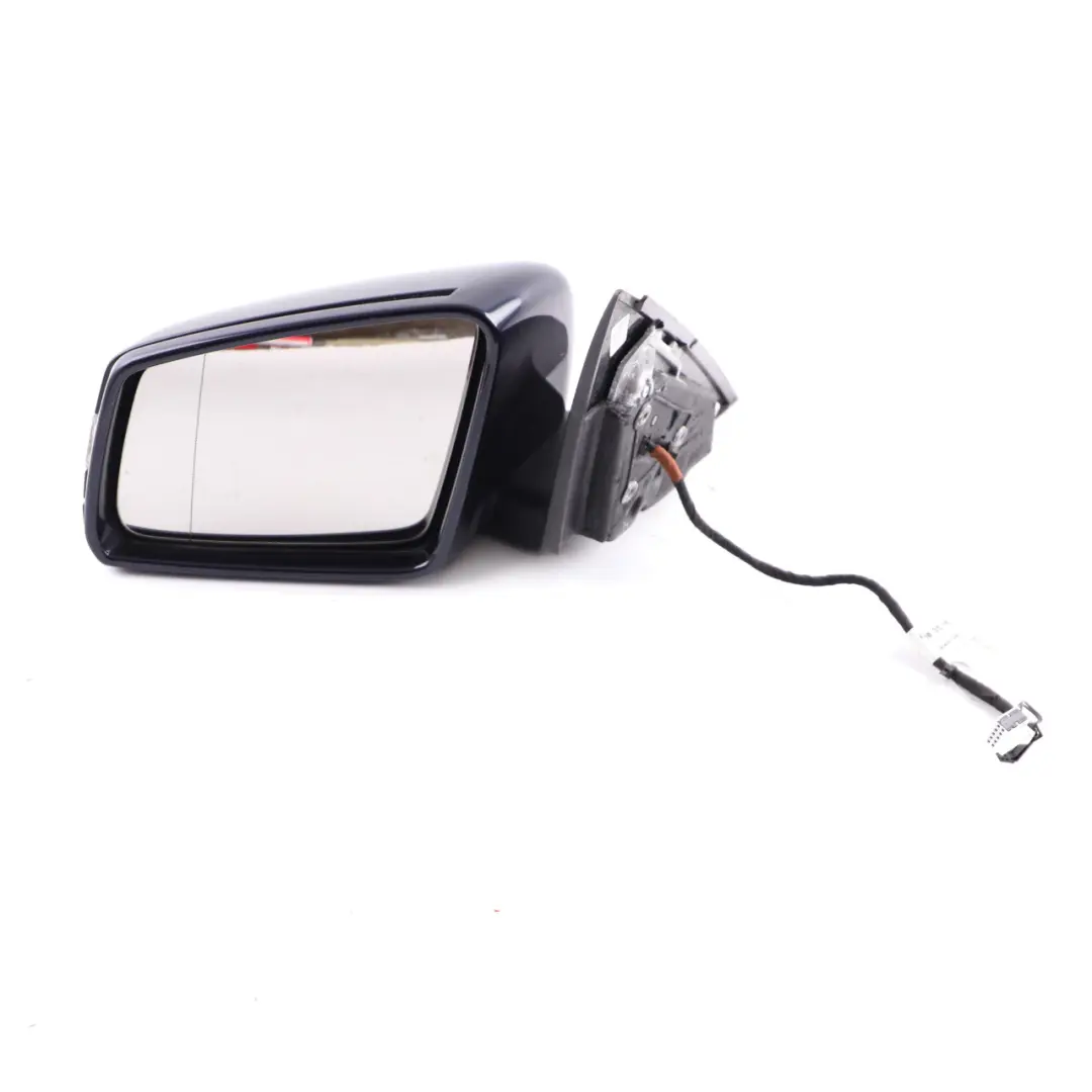 Mercedes W204 Wing Mirror Door Left N/S Power Fold Auto Dip Tanzanite Blue - 359 - SKU rhd-A2048103976-TB - Part number A2048103976