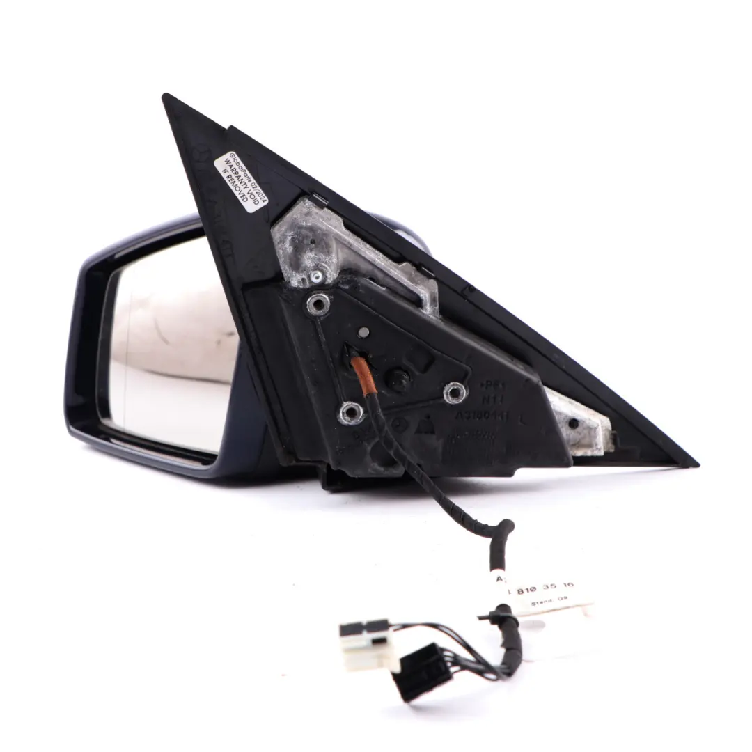 Wing Mirror Door Left N/S Power Fold Auto Dip Tanzanite Blue - 359 to Mercedes W204 with Part number A2048103976 Mercedes W204 Wing Mirror Door Left N/S Power Fold Auto Dip Tanzanite Blue - 359 - SKU rhd-A2048103976-TB - Part number A2048103976