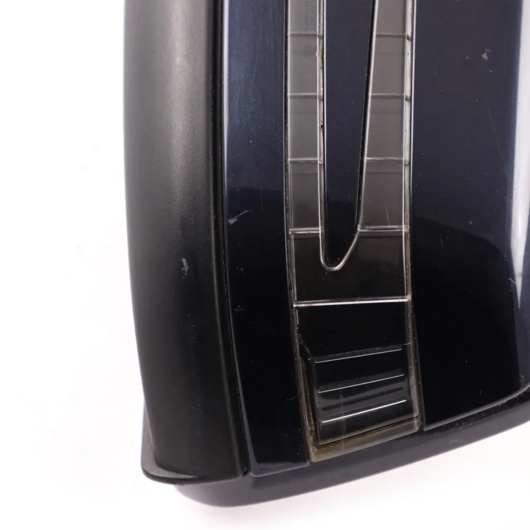 Mercedes W204 Wing Mirror Door Left N/S Power Fold Auto Dip Tanzanite Blue - 359 - SKU rhd-A2048103976-TB - Part number A2048103976