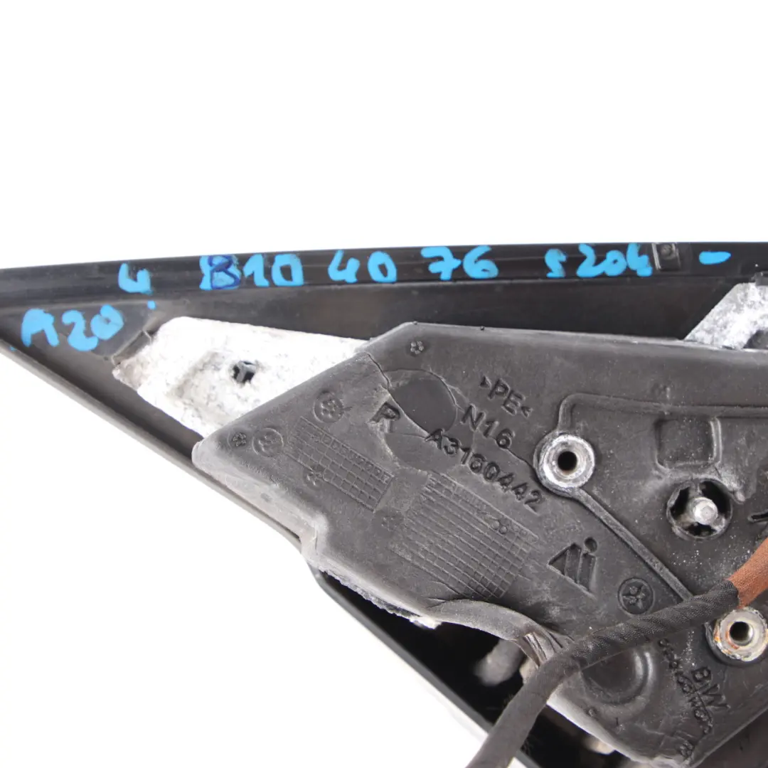 Wing Mirror Door Right O/S Power Fold Auto Dip Carneol Red - 544 to Mercedes W204 with Part number A2048104076 Mercedes W204 Wing Mirror Door Right O/S Power Fold Auto Dip Carneol Red - 544 - SKU rhd-A2048104076-CR - Part number A2048104076