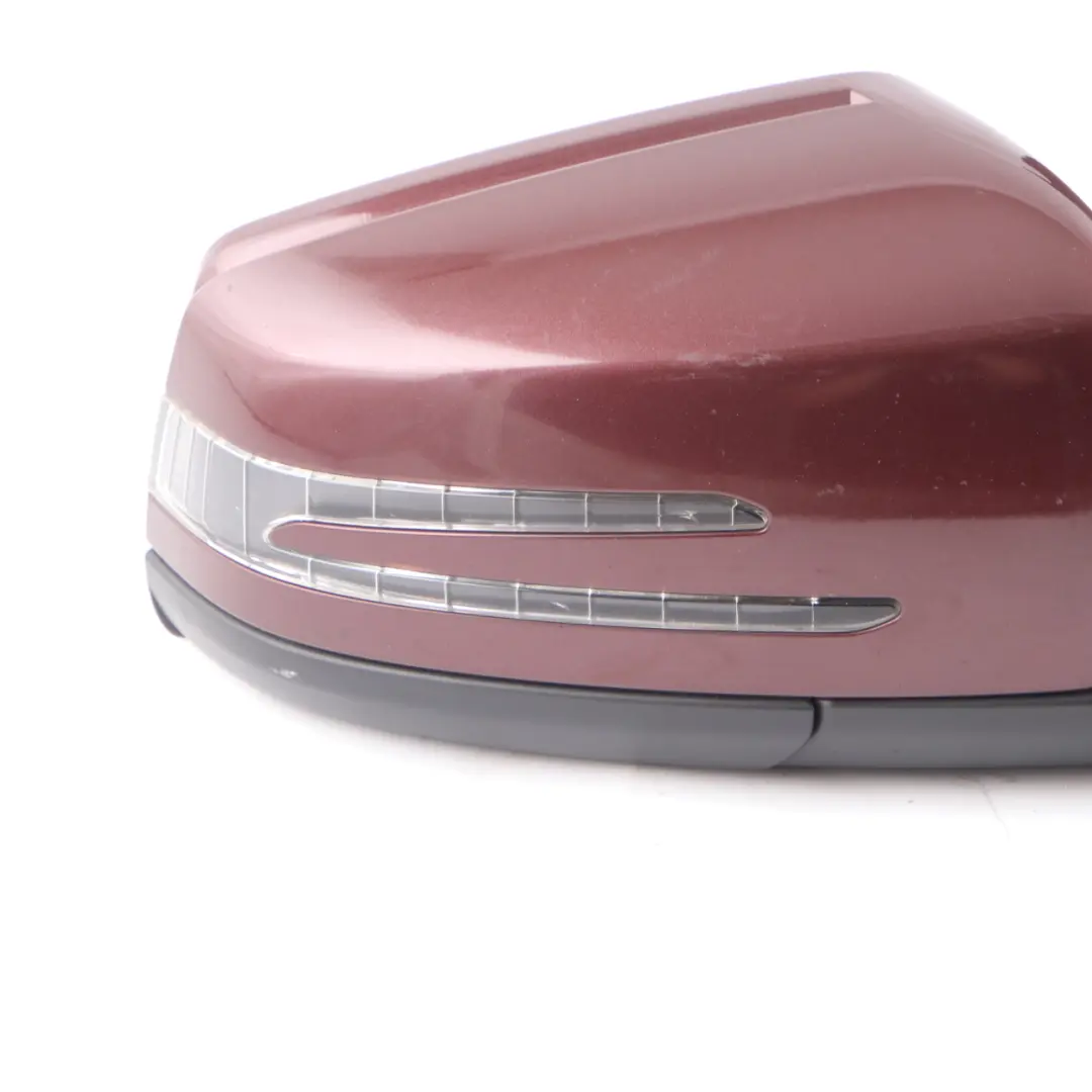 Mercedes W204 Wing Mirror Door Right O/S Power Fold Auto Dip Carneol Red - 544 - SKU rhd-A2048104076-CR - Part number A2048104076