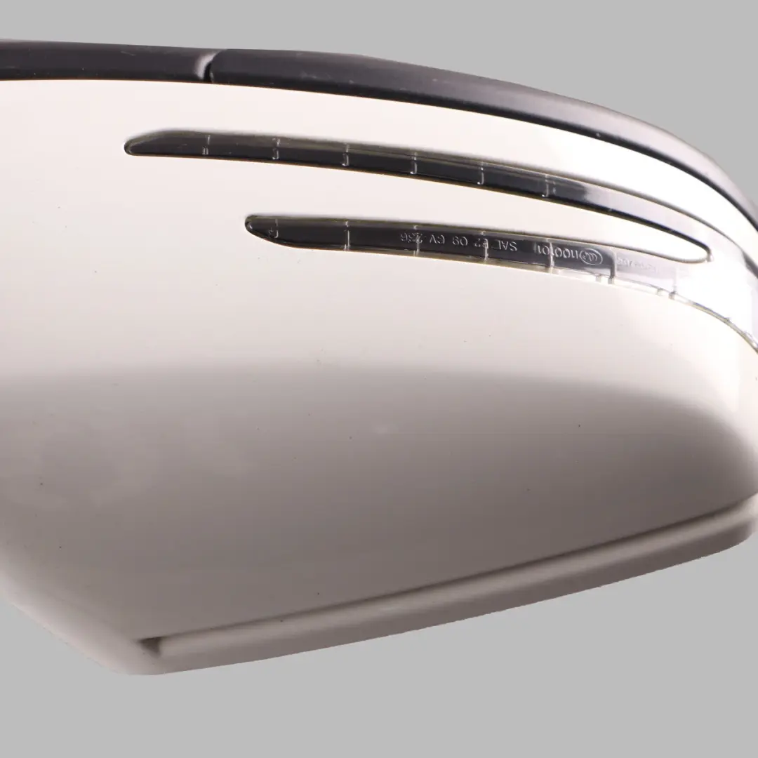 Mercedes W204 Wing Mirror Door Right O/S Power Fold Auto Dip Calcite White - 650 - SKU rhd-A2048104076-CW - Part number A2048104076