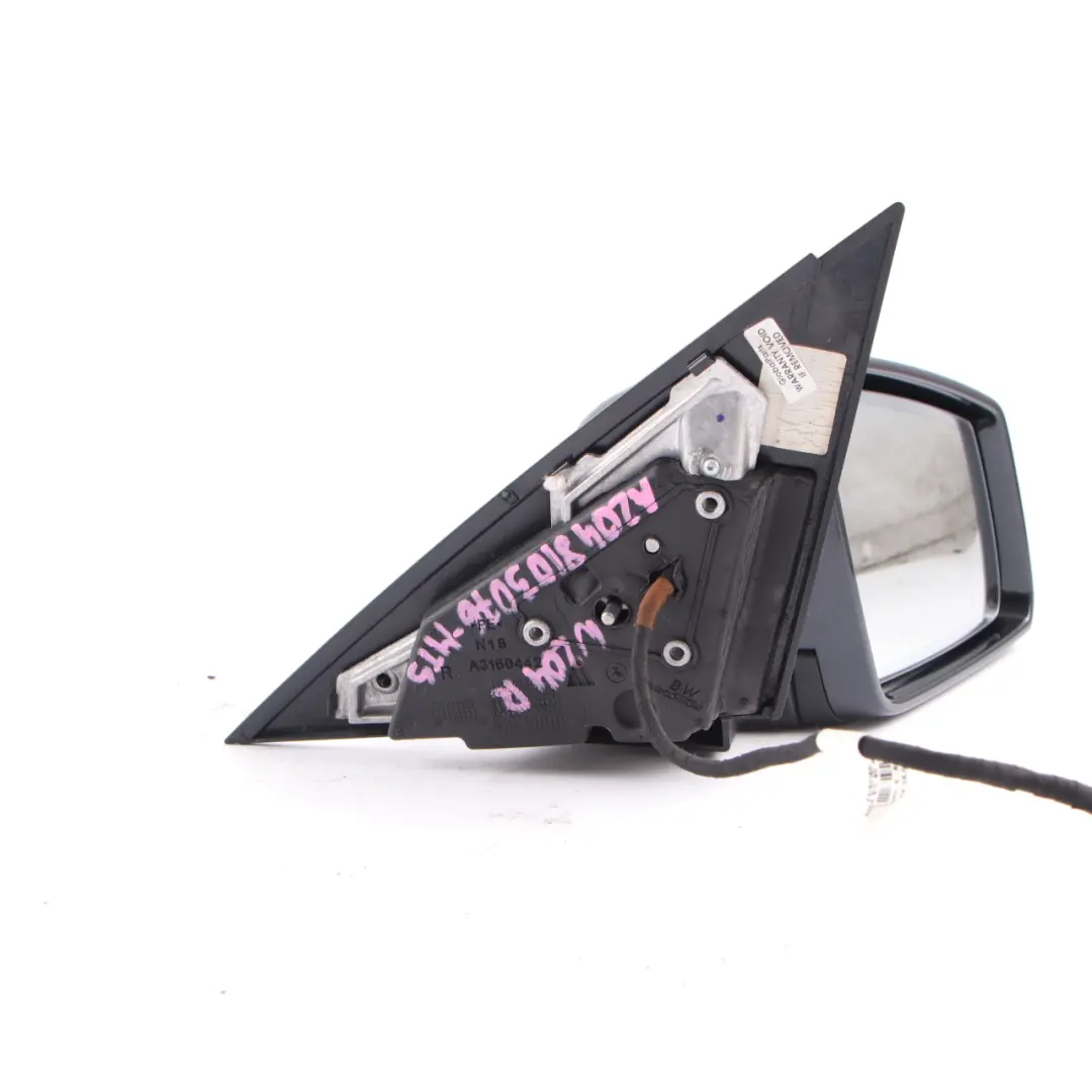 Wing Mirror Door Right O/S Power Fold Auto Dip Magnetite Black to Mercedes W204 with Part number A2048104076 Mercedes W204 Wing Mirror Door Right O/S Power Fold Auto Dip Magnetite Black - SKU rhd-A2048104076-MTS - Part number A2048104076