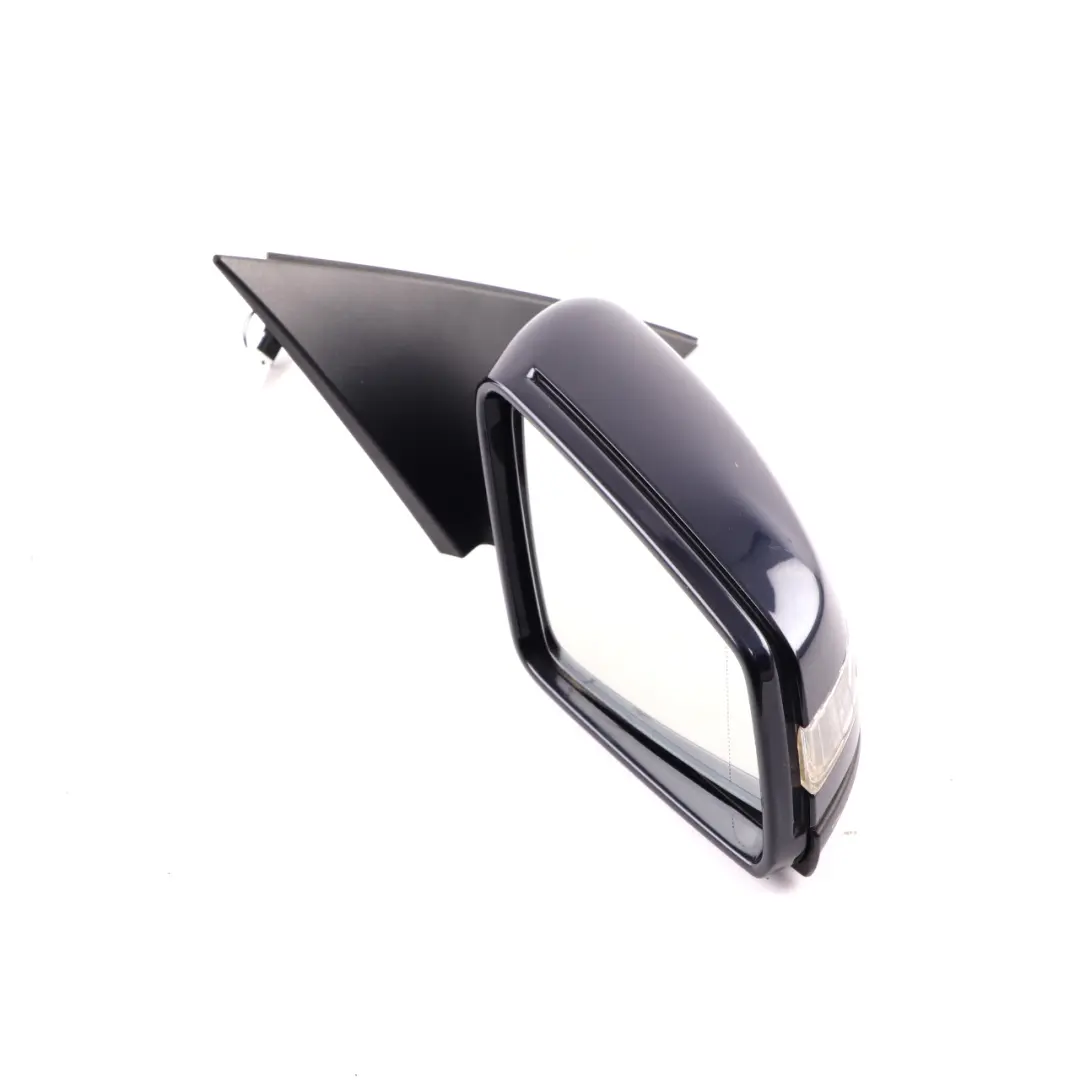 Mercedes W204 Wing Mirror Door Right O/S Power Fold Auto Dip Tanzanite Blue 359 - SKU rhd-A2048104076-TB - Part number A2048104076