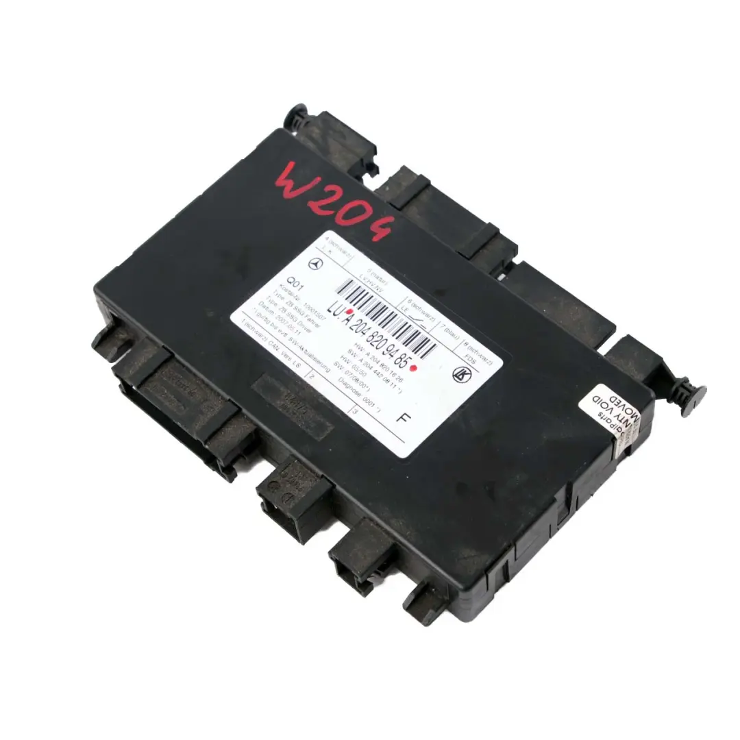  Mercedes-Benz W204 Front Right O/S Seat Memory Control Unit Module - SKU rhd-A2048209485 - Part number A2048209485