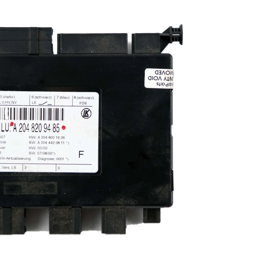 Mercedes-Benz W204 Front Right O/S Seat Memory Control Unit Module to with Part number A2048209485 Mercedes-Benz W204 Front Right O/S Seat Memory Control Unit Module - SKU rhd-A2048209485 - Part number A2048209485
