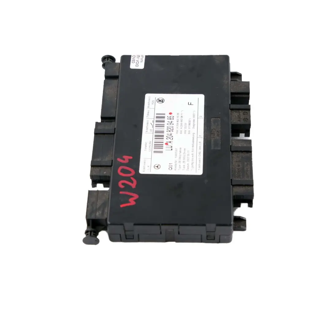 Mercedes-Benz W204 Front Right O/S Seat Memory Control Unit Module to with Part number A2048209485 Mercedes-Benz W204 Front Right O/S Seat Memory Control Unit Module - SKU rhd-A2048209485 - Part number A2048209485