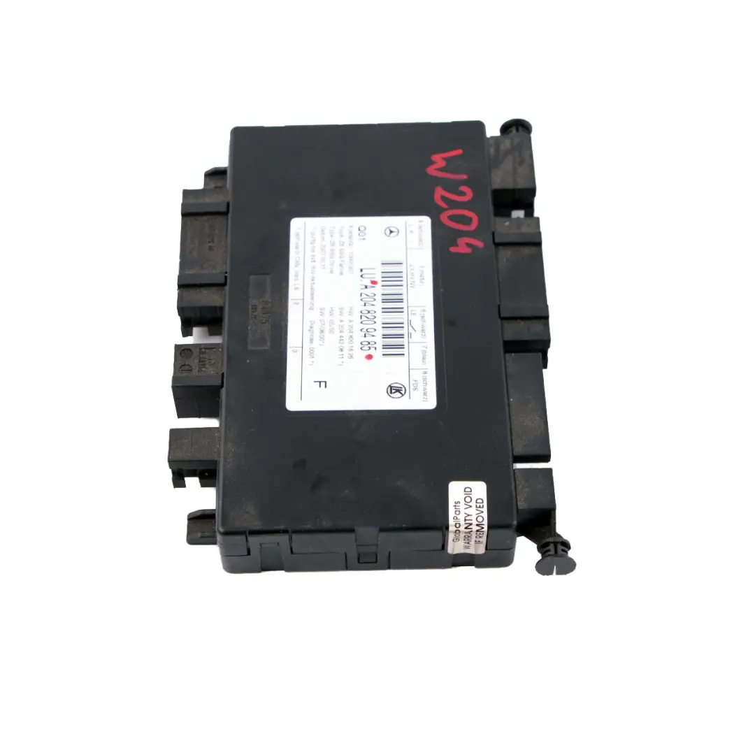 Mercedes-Benz W204 Front Right O/S Seat Memory Control Unit Module - SKU rhd-A2048209485 - Part number A2048209485