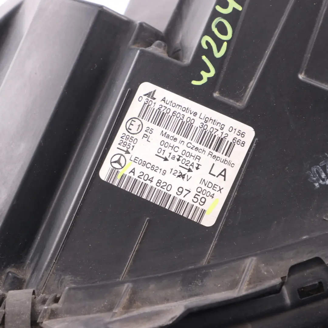 Headlamp Headlight Lamp Light Front Left N/S to Mercedes W204 with Part number A2048209759 Mercedes W204 Headlamp Headlight Lamp Light Front Left N/S - SKU rhd-A2048209759 - Part number A2048209759