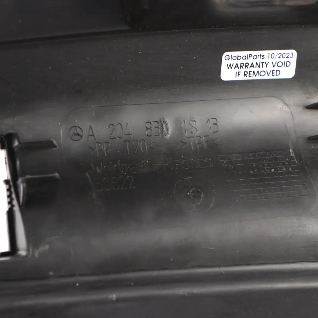 Windscreen Windshield Wiper Scuttle Panel Cover Trim to Mercedes W204 with Part number A2048301813 Mercedes W204 Windscreen Windshield Wiper Scuttle Panel Cover Trim - SKU rhd-A2048301813 - Part number A2048301813