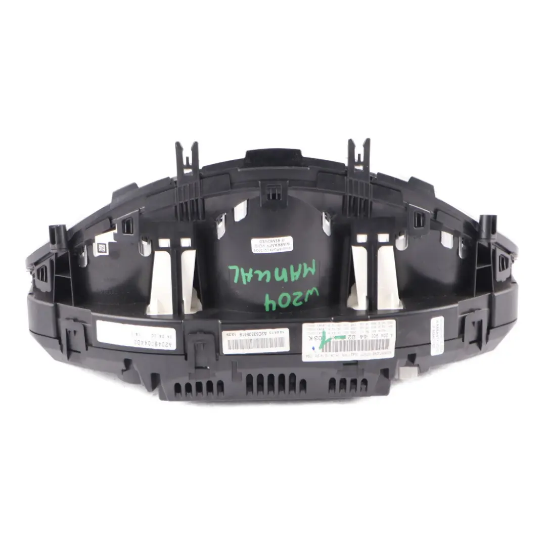 Mercedes W204 Diesel Instrument Cluster Speedo Clocks Meter Manual - SKU rhd-A2049004402-1 - Part number A2049004402