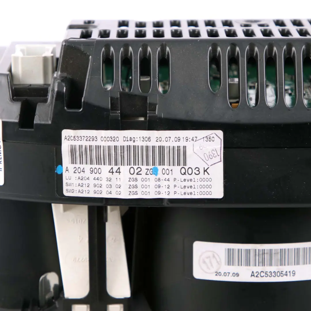 Instrument Cluster Mercedes W204 Diesel Speedo Clocks Automatic to with Part number A2049004402 Instrument Cluster Mercedes W204 Diesel Speedo Clocks Automatic - SKU rhd-A2049004402 - Part number A2049004402