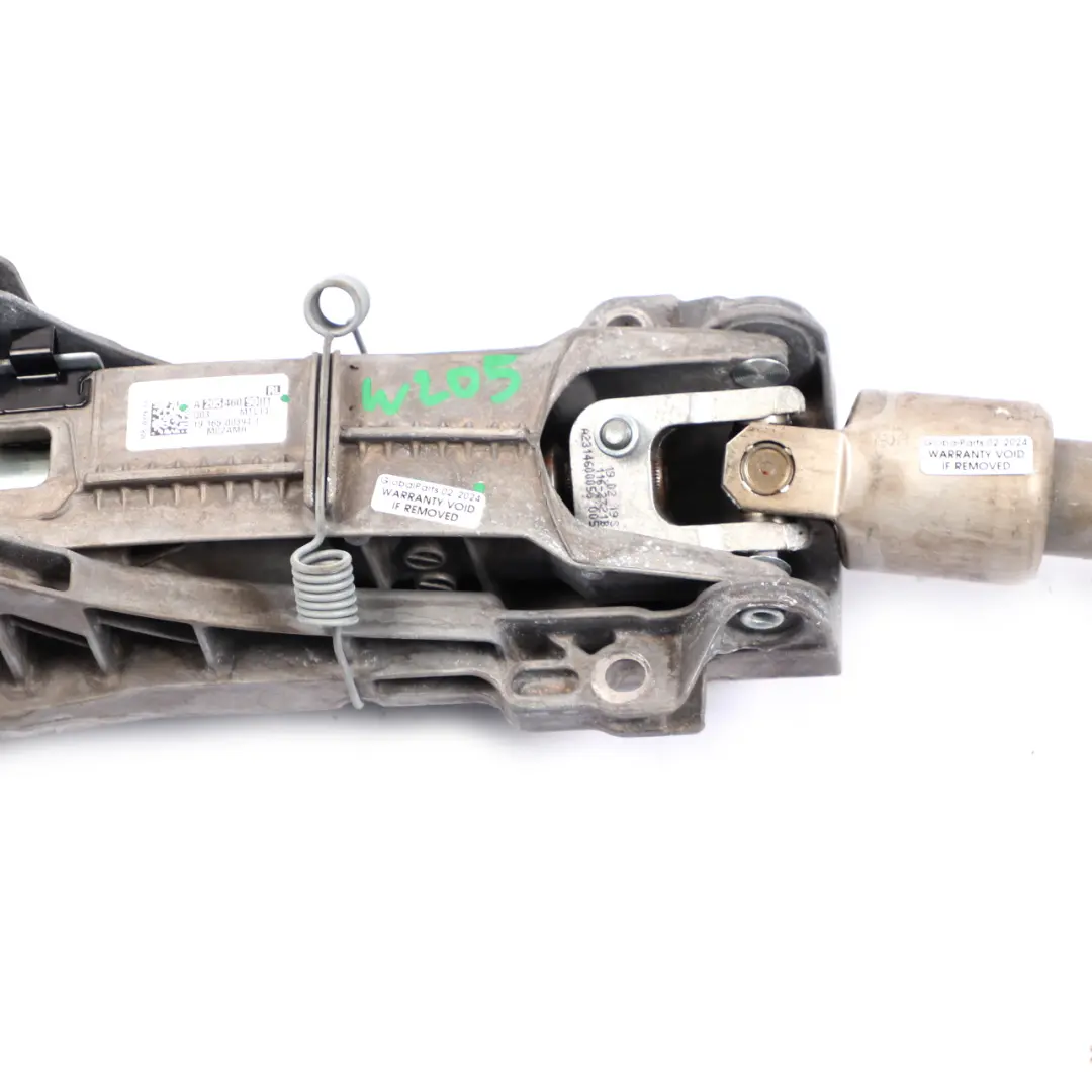 Steering Column Manual Adjustable Shaft Tube to Mercedes W205 with Part number A2054609001 Mercedes W205 Steering Column Manual Adjustable Shaft Tube - SKU rhd-A2054609001 - Part number A2054609001