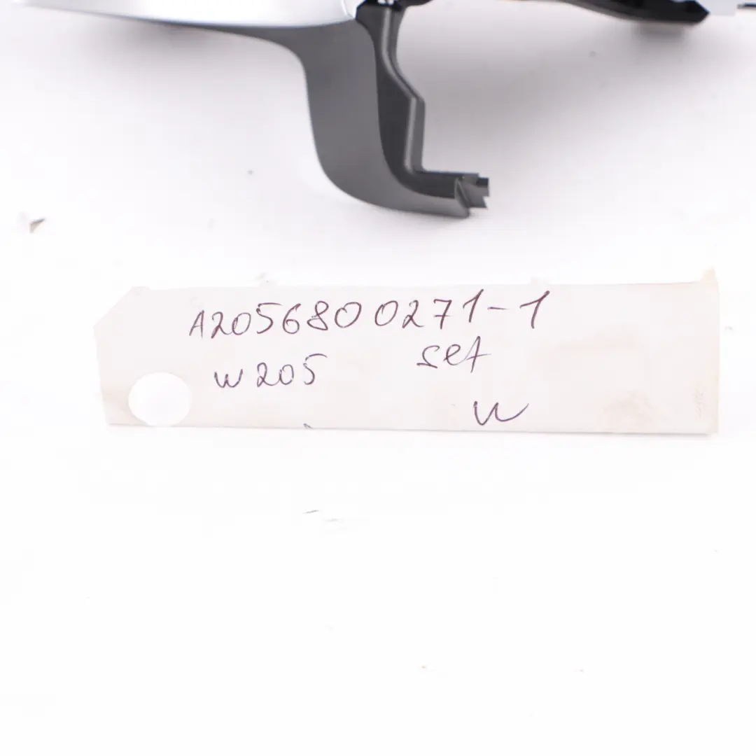 Mercedes W205 Dashboard Interior Trim Cover Strip Panel Chrome Set - SKU rhd-A2056800271-1 - Part number A2056800271
