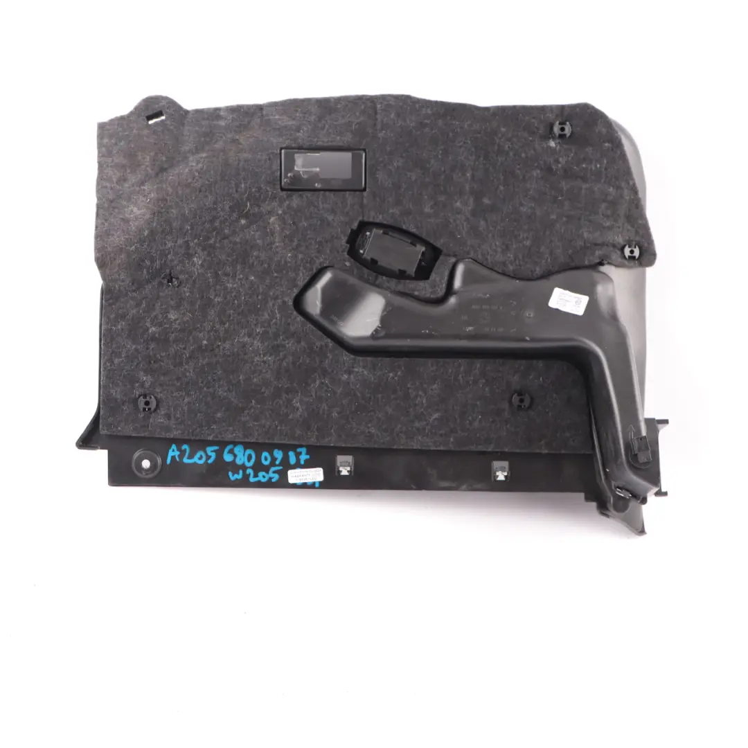 Mercedes W205 Footwell Cover Under Instrument Panel Front Passenger Side N/S RHD - SKU rhd-A2056800907 - Part number A2056800907