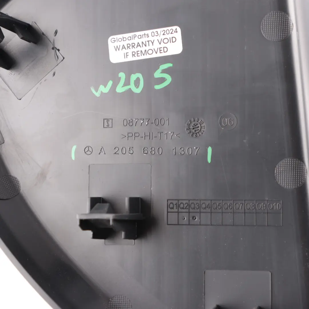 Trim Mercedes W205 Instrument Panel Front Cover Left N/S Black RHD to with Part number A2056801307 Trim Mercedes W205 Instrument Panel Front Cover Left N/S Black RHD - SKU rhd-A2056801307 - Part number A2056801307