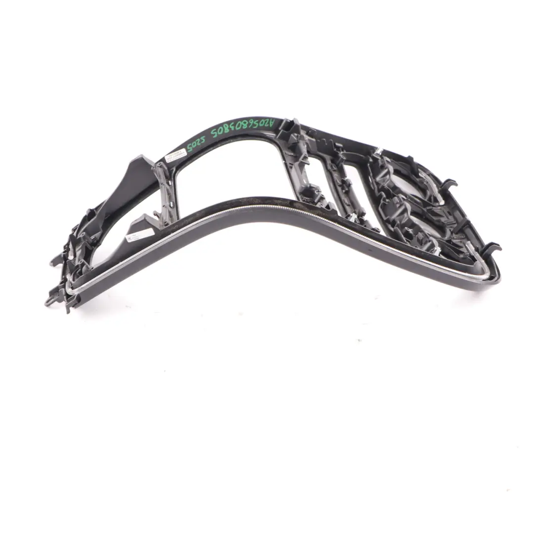 Centre Console Panel Trim Cover Black Ash Wood to Mercedes W205 with Part number A2056803805 Mercedes W205 Centre Console Panel Trim Cover Black Ash Wood - SKU rhd-A2056803805 - Part number A2056803805