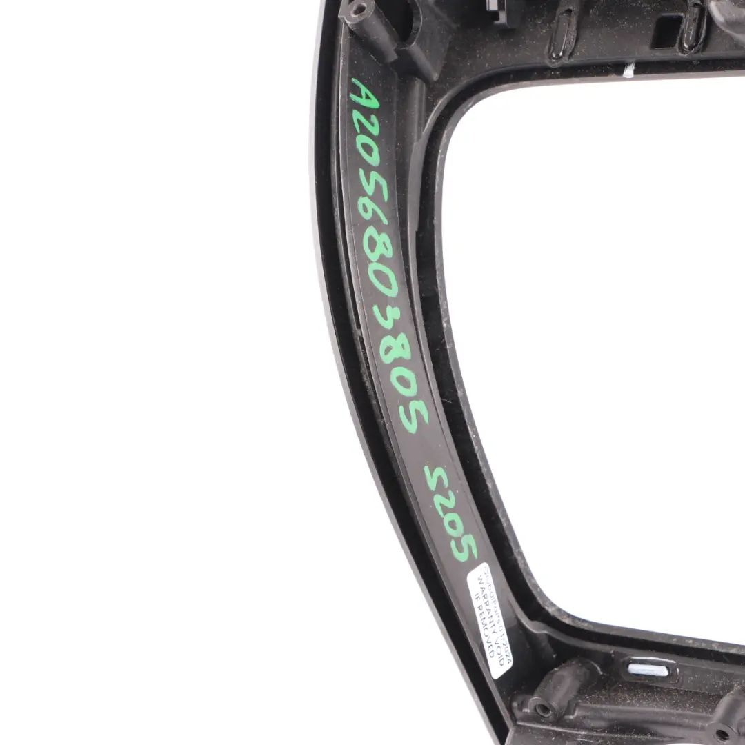 Centre Console Panel Trim Cover Black Ash Wood to Mercedes W205 with Part number A2056803805 Mercedes W205 Centre Console Panel Trim Cover Black Ash Wood - SKU rhd-A2056803805 - Part number A2056803805